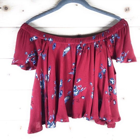 RAGA Sangria Floral Flutter Top - Picture 4 of 8